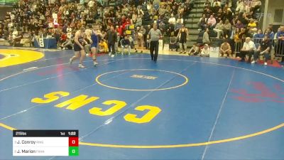 215 lbs Semifinal - Jake Conroy, Ringgold vs Juliano Marion, Franklin Regional