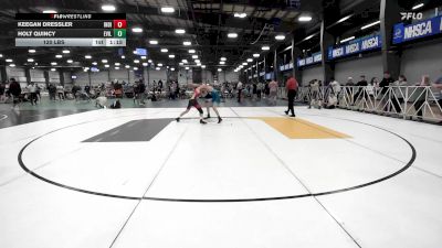 120 lbs Round Of 32 - Keegan Dressler, Indiana Outlaws Black vs Holt Quincy, Evil Empire