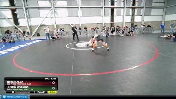 78 lbs Cons. Semi - Ryker Alba, All-Phase Wrestling Club vs Justin Hopkins, Priest River Wrestling Club