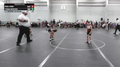 56 lbs Round 1 (8 Team) - Tyson DiPietro, Neighborhood Wrestling vs Paul Pons, Mat Assassins Red