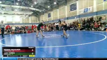 150 lbs Round 3 (4 Team) - Rowan Treasurer, Crown Point vs Liam Torres, Noblesville