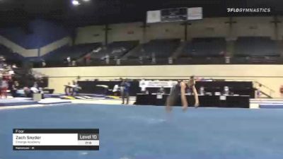 Zach Snyder - Floor, Emerge Academy - 2021 USA Gymnastics Development Program National Championships
