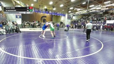 285 lbs Quarterfinal - Noah Horn, Glacier vs JD McWalter, Gallatin