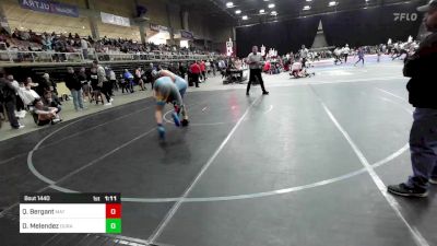 156 lbs Final - Quentin Bergant, Mat Burners WC vs Dezmond Melendez, Duran Elite