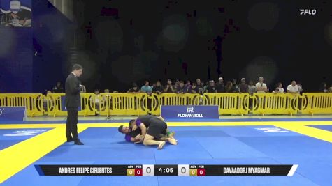 Davaadorj Myagmar vs Andres Felipe Cifuentes 2025 Pan IBJJF Jiu-Jitsu No-Gi Championship