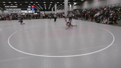 115 lbs Champ. Rd Of 32 - Alice Chernov, Texas vs Allison McDaniel, Wrecking Crew Wrestling Club