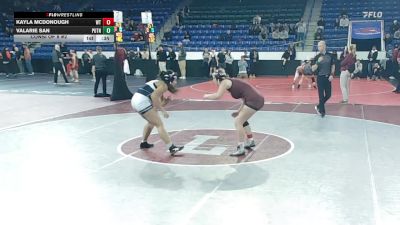 165 lbs Consi Of 8 #2 - Kayla McDonough, Whittier vs Valarie San, Putnam
