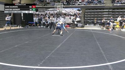 125 lbs Quarterfinal - Luke Lilledahl, Penn State vs Sawyer Ostroff, Long Island University