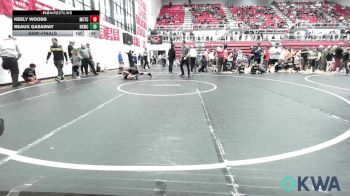 120 lbs Semifinal - Keely Woods, Murray County Takedown Club vs Beaux Gasaway, Henryetta Knights Wrestling Club