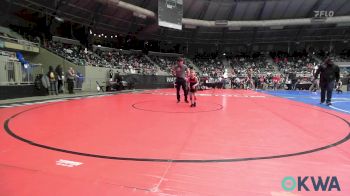 49 lbs Quarterfinal - Teddy McFarland III, Sperry Wrestling Club vs Bryson Grigg, Tulsa Blue T Panthers