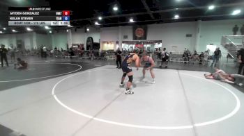 175 lbs Semifinal - Jayden Gonzalez, Unattached vs Kelan Stever, Team Thunder