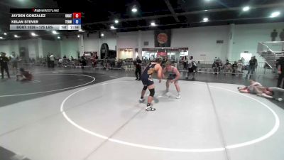175 lbs Semifinal - Jayden Gonzalez, Unattached vs Kelan Stever, Team Thunder