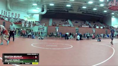 190 lbs Cons. Round 3 - Braxton Brumley, Center Grove Wrestling Club vs William Mobley, Center Grove Wrestling Club