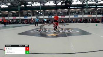83-88 lbs Semifinal - Hudson Dick, Monticello Youth Wrestling Clu vs Colin Weber, Ringers