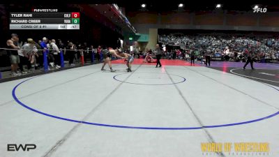 170 lbs Consi Of 8 #1 - Tyler Rahi, Culver Mat Club vs Richard Creer, Yuba - Sutter RTC