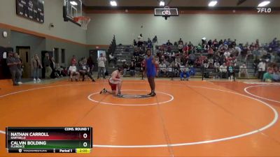 207 lbs Cons. Round 1 - Nathan Carroll, Hartselle vs Calvin Bolding, Florence