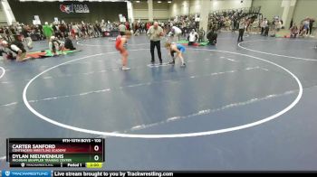 100 lbs Champ. Round 3 - Carter Sanford, Contenders Wrestling Academy vs Dylan Nieuwenhuis, Michigan Grappler Training Center