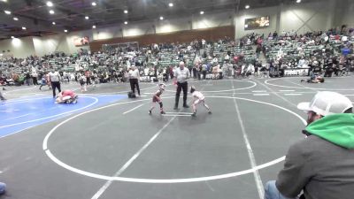 43 lbs Consi Of 16 #1 - Chad Munoz, Greenwave Youth WC vs Eli Ayers, Battle Mountain WC