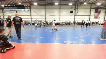 100 lbs Rr Rnd 1 - Cam Magliulo, Warhawks - MS vs Cliff Greenwood, Parabellum Ravens - MS