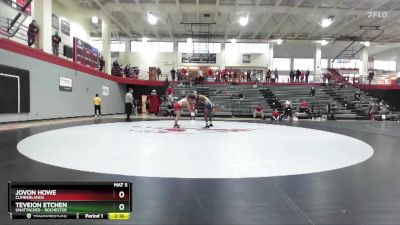 197 lbs Cons. Round 4 - Teveion Etchen, Unattached - Rochester vs Jovon Howe, Cumberlands