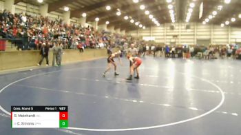 126 lbs Cons. Round 5 - Cahill Simons, Spanish Fork vs Robert Meinhardt, Delta