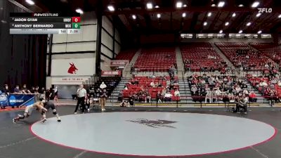 133 lbs Cons. Round 3 - Jadon Gyan, Indianapolis vs Anthony Bernardo, McKendree