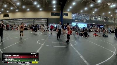 92 lbs Round 7 (8 Team) - Deklyn Crosby, Riverheads MS Wrestling vs Aiden Nam, Junior Terps Xtreme