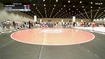 190 lbs Cons. Sub-semis - Cami Wilson, Lady Maroon Wrestling Club vs Sally Beal, Heartland Wrestling Academy