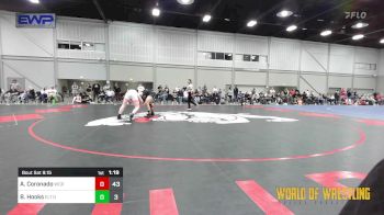 120 lbs Rr Rnd 4 - Abraham Coronado, West Coast Riders 14U vs Bryar Hooks, Oklahoma Elite 14u Orange