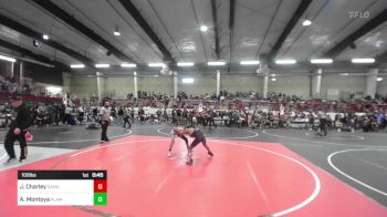 109 lbs Consi Of 8 #2 - Jaydin Charley, Ganado WC vs Alex Montoya, Alamosa