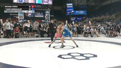 106 lbs Cons. Sub-quarters - Michael Perna, New Jersey vs Jantz Greenhalgh, Utah