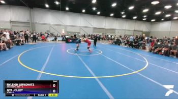 144 lbs Round 1 (16 Team) - Ryleigh Lefkowitz, Oklahoma Red vs Nya Jolley, Utah