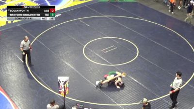 103 lbs Consi Of 8 #2 - Logan Worth, Council Rock South vs Brayden Broadwater, Frazier