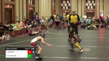 41 lbs Round 1 (6 Team) - Levi Mathew, Florida Scorpions WC vs Shane O`Donnell, Upper Twp Green Hornets