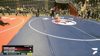 53 lbs 2nd Place Match - Ryker Layher, Douglas Wrestling Club vs Kade Walker, Diamondville Wrestling Club