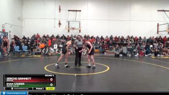 DIVISION 1 lbs Round 3 - Evan Sander, Wapsie Valley vs Jericho Grimmett, Denver