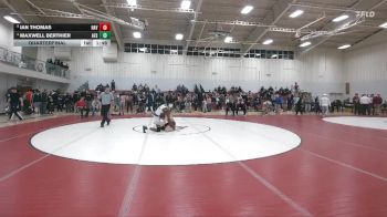157 lbs Quarterfinal - Ian Thomas, Haverford School vs Maxwell Berthier, Abington Friends School