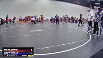 100 lbs Round 5 (8 Team) - Serena Trujillo, Georgia United Blue vs Kaydee Jackson, Georgia United Red