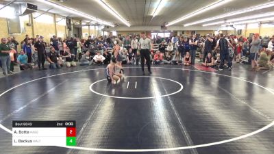 I 105 lbs Round Of 16 - Aj Botte, Masonville vs Linkin Backus, Walton