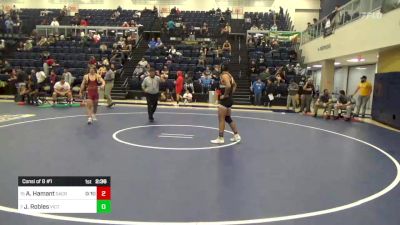 184 lbs Consi Of 8 #1 - Andrew Hamant, Sacramento City vs Joseph Robles, Victor Valley