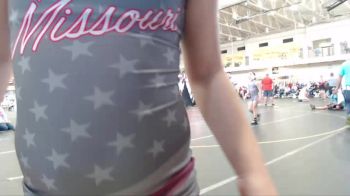 82 lbs Round 3 (6 Team) - Whitney Franklin, Missouri Black vs Sammi Massey, Swag Girls