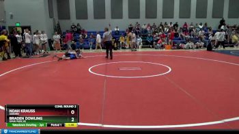 106 lbs Cons. Round 2 - Braden Dowling, Spain Park Hs vs Noah Krauss, Auburn