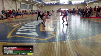 141 lbs Cons. Round 4 - Skyler Hickman, Washington & Lee vs Ryan Kelly, Delaware Valley
