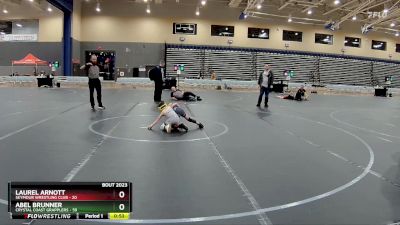 44-48 lbs Round 5 - Abel Brunner, Crystal Coast Grapplers vs Laurel Arnott, Seymour Wrestling Club