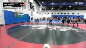 126 Boys Cons. Semi - Cade Johnston, Tri-City Christian vs Josue Garcia, Bonita Vista