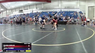 130 lbs Champ. Round 1 - Eliana Borjas, OH vs Sofia Flores, IL