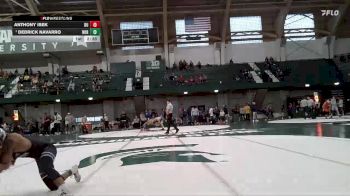 125 lbs Cons. Semi - Dedrick Navarro, Northwestern vs Anthony Isek, Indiana