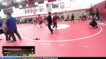 110 lbs 3rd Place Match - Mariah Paz, Liberty Bell (Girls) vs Flora Horejsi, Forks