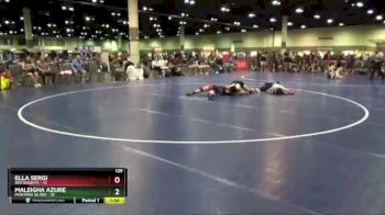 125 lbs Round 2 (8 Team) - Ella Sergi, Red Knights vs Maleigha Azure, Montana Silver