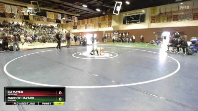 106 lbs Champ. Round 2 - Maddox Hazard, Sultana vs Eli Mayer, Vacaville